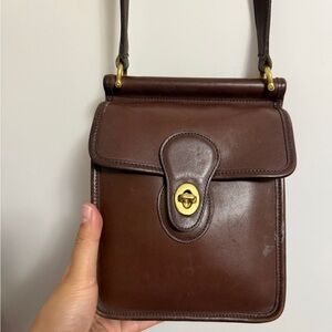 Vintage Coach Brown Leather bag